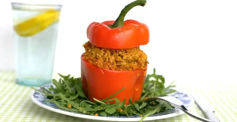 Gevulde paprika met quinoa