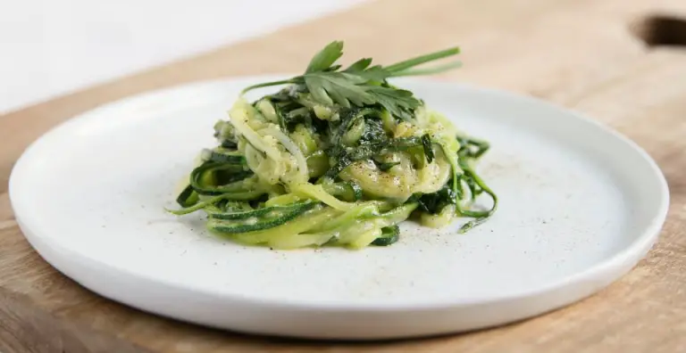 Courgetti met kruidenboter
