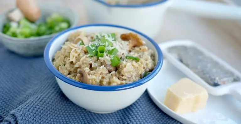 Havermout-risotto met champignons