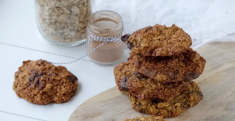Haver-pompoenkoekjes met chocolade