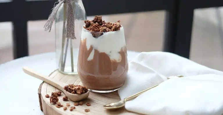 Chocolade boekweitpap met skyr