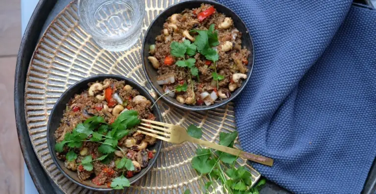 Quinoa aminos recept