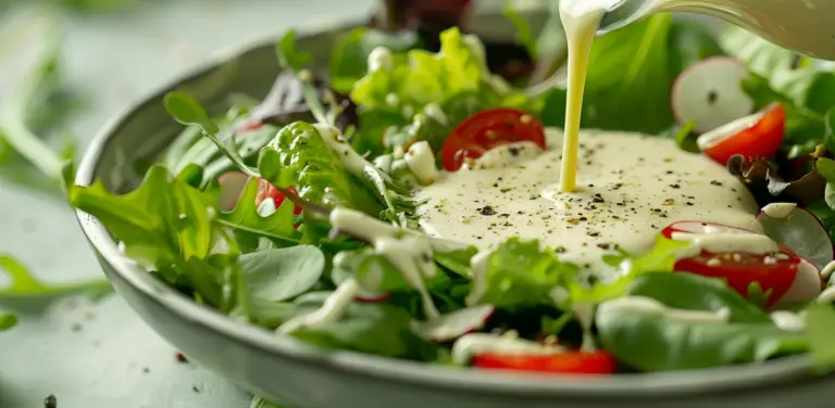 Een lekkere gezonde dressing met honing en mosterd: mijn recept