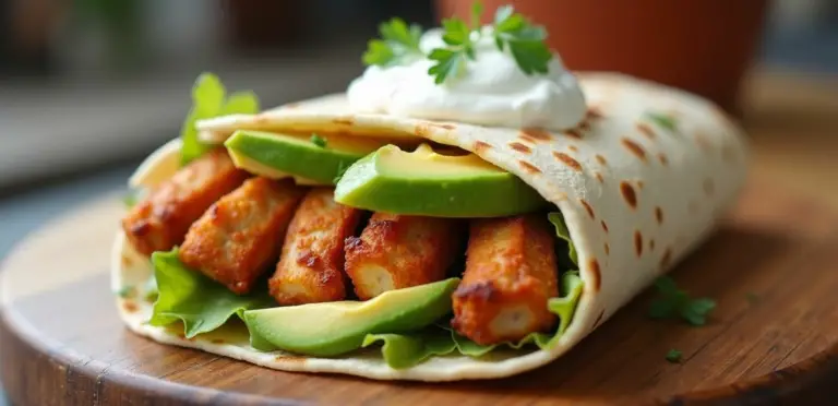 Gezonde wraps met kip, avocado en zure room: een leuk receptje